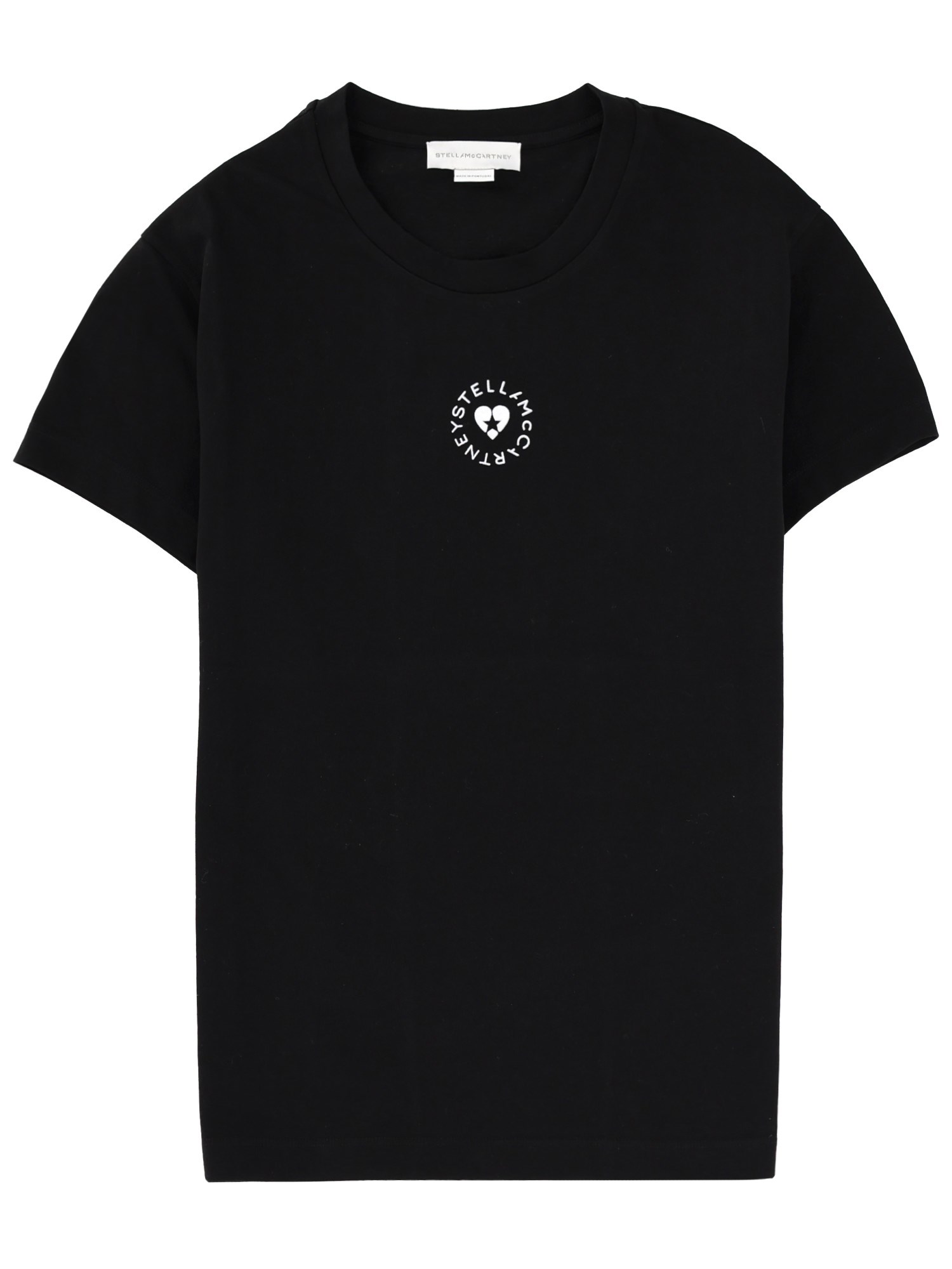 Stella Mccartney T-shirt With Logo In Black