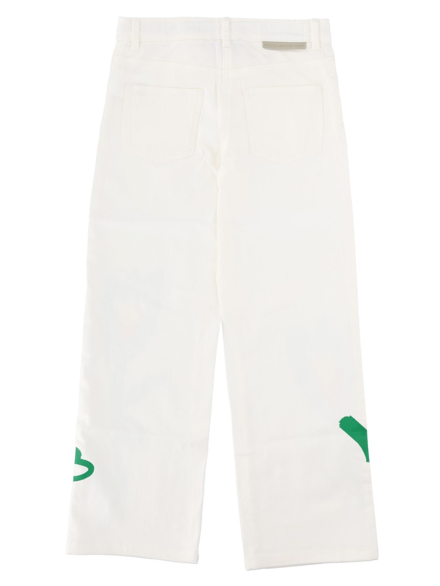 PANTALONI CON STAMPA FIORE 