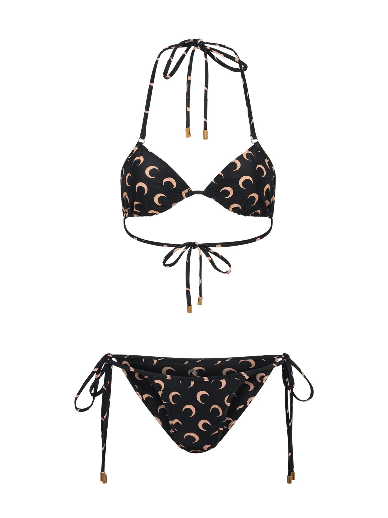 Marine Serre Bikini In Jersey In Black