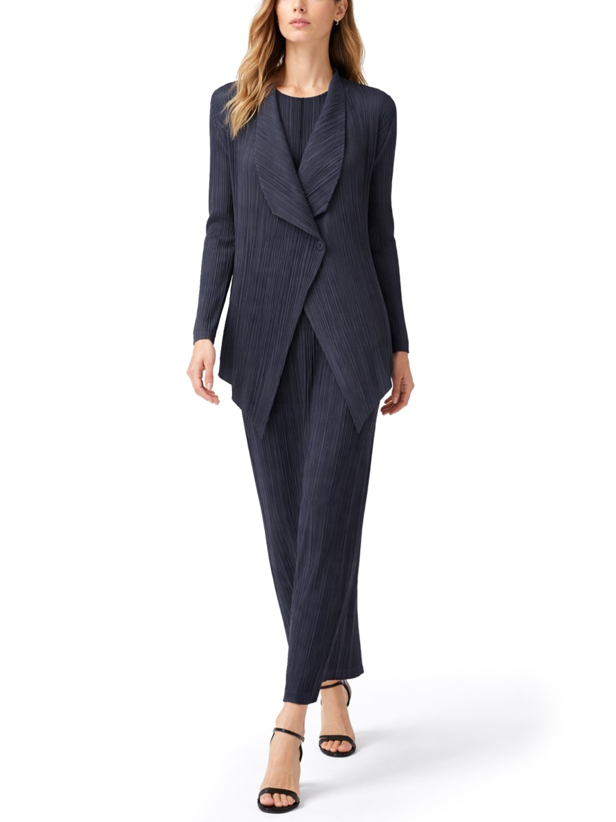 CARDIGAN PLISSETTATO