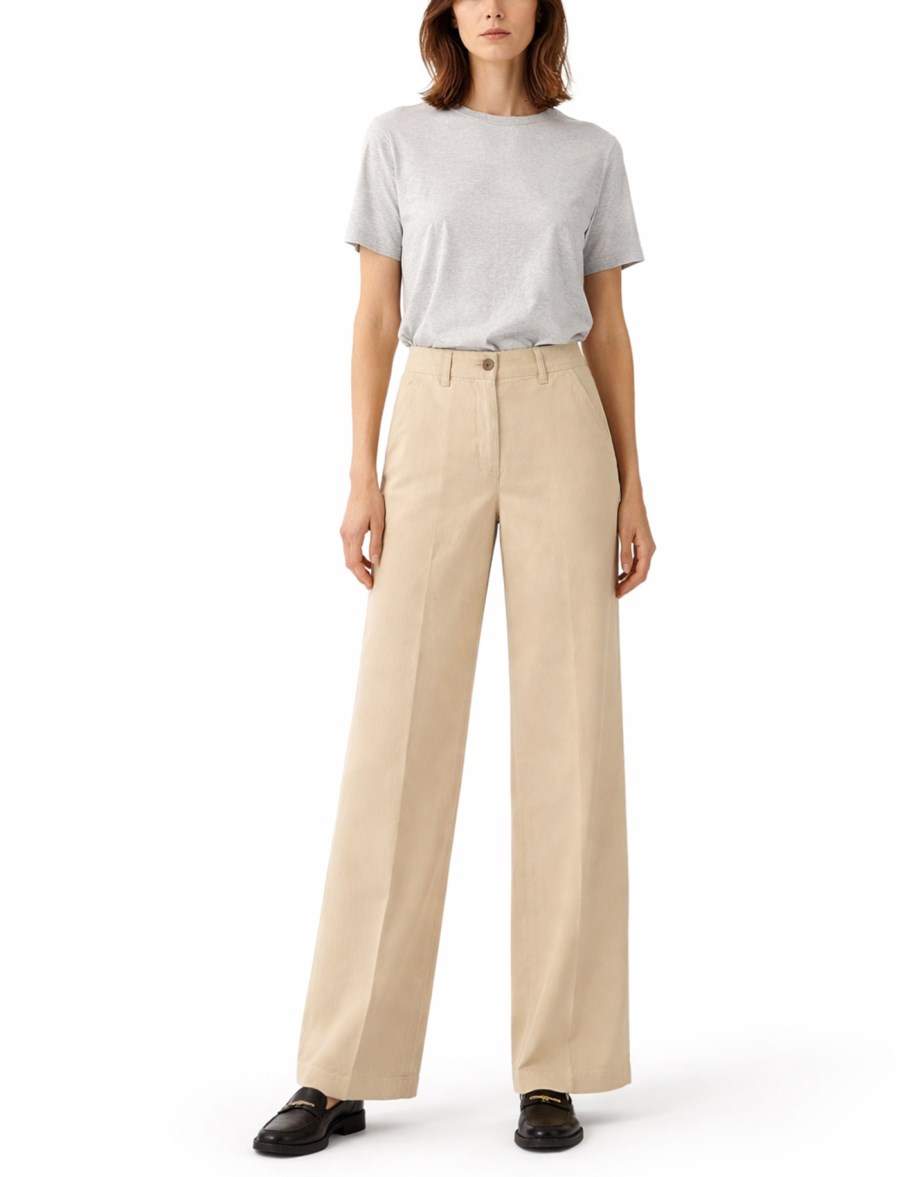 PANTALONE SARTORIALE IN COTONE E LINO