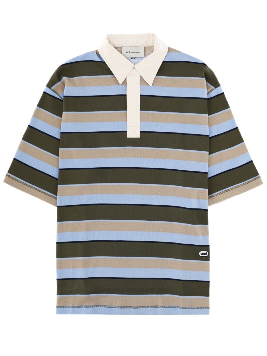 POLO IN COTONE CON LOGO