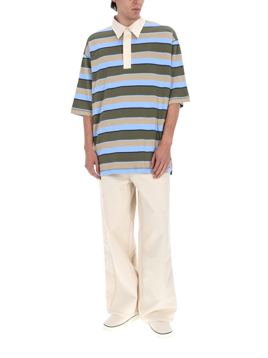 POLO IN COTONE CON LOGO