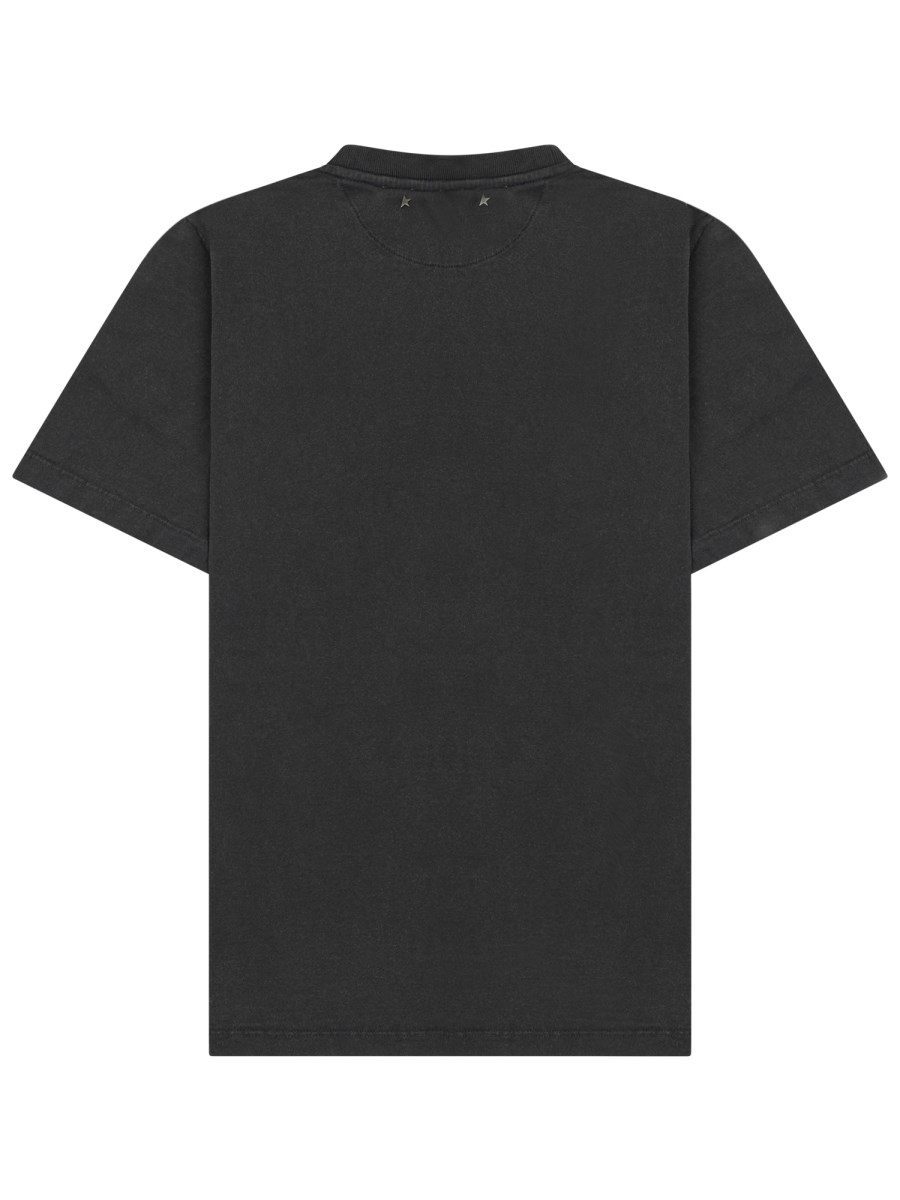 T-SHIRT IN JERSEY DISTRESSED CON LOGO