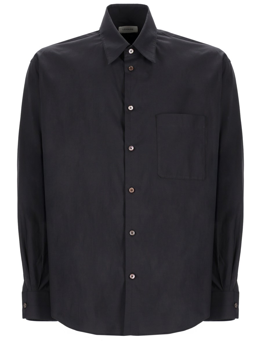 CAMICIA IN COTONE MISTO SETA