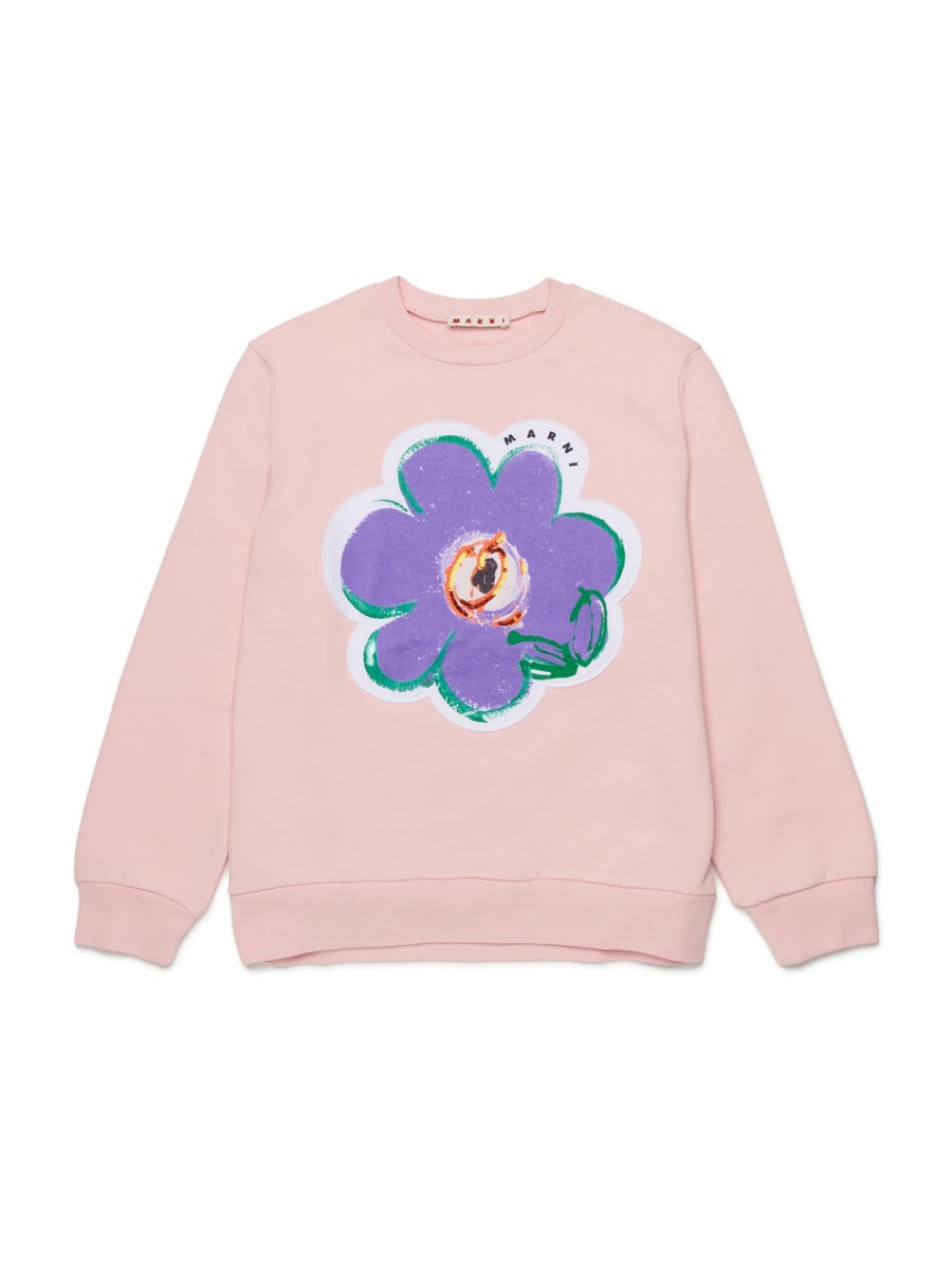 FELPA CON LOGO FLOWER