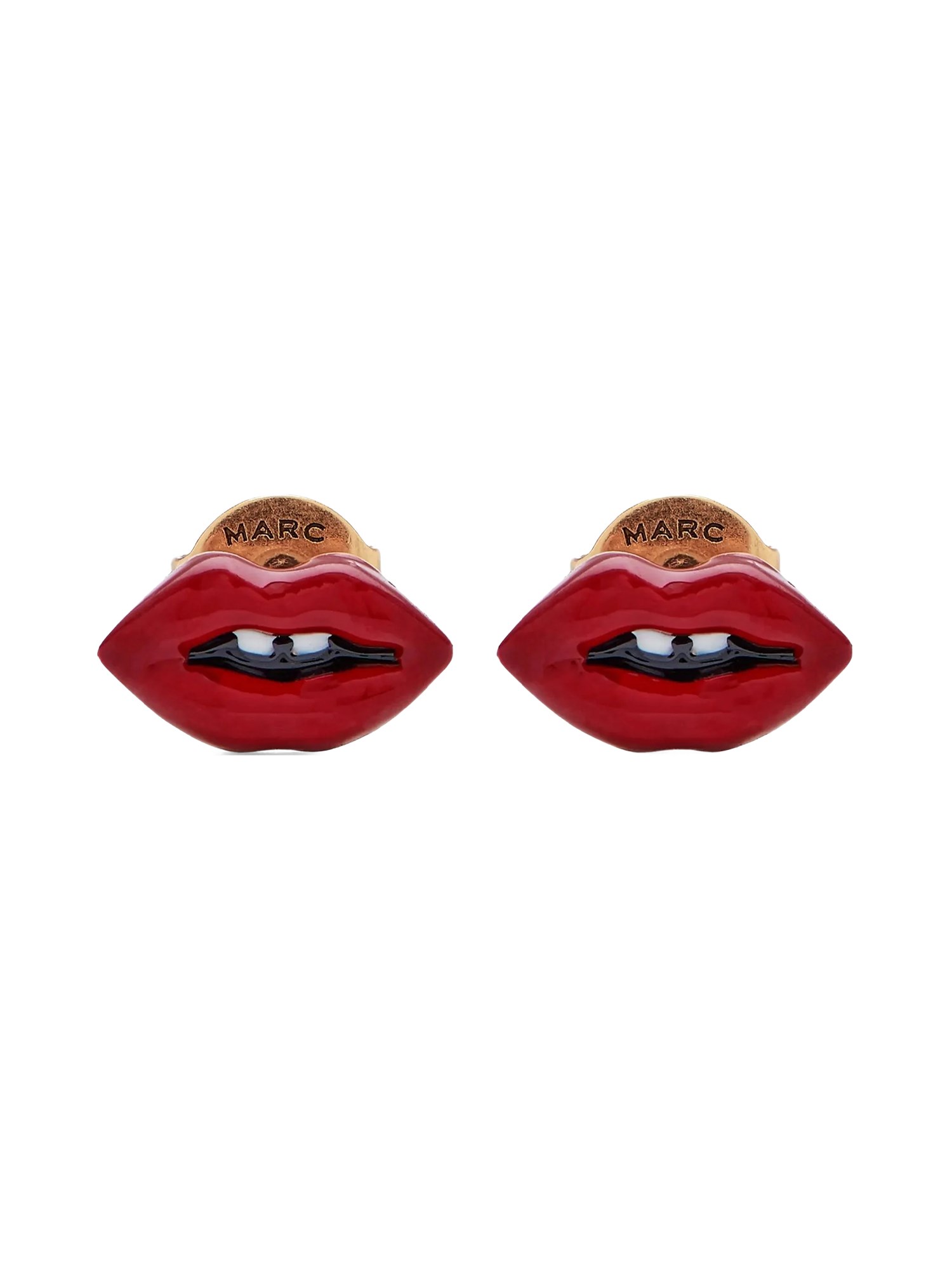 Marc Jacobs "lips" Earrings In Gold