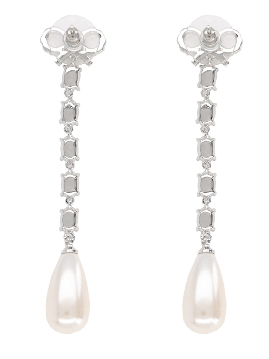 ORECCHINI BOW PEARL DROPLET