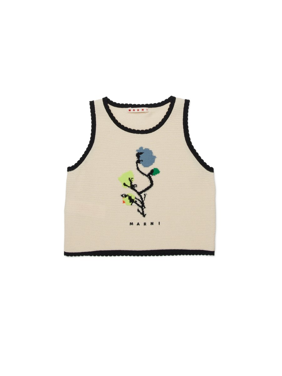 TOP CON LOGO FLOWER