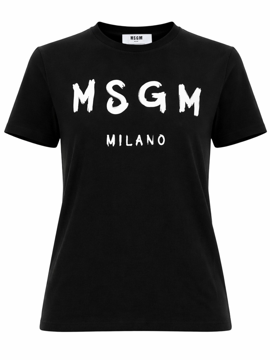 T-SHIRT CON LOGO PENNELLATO 