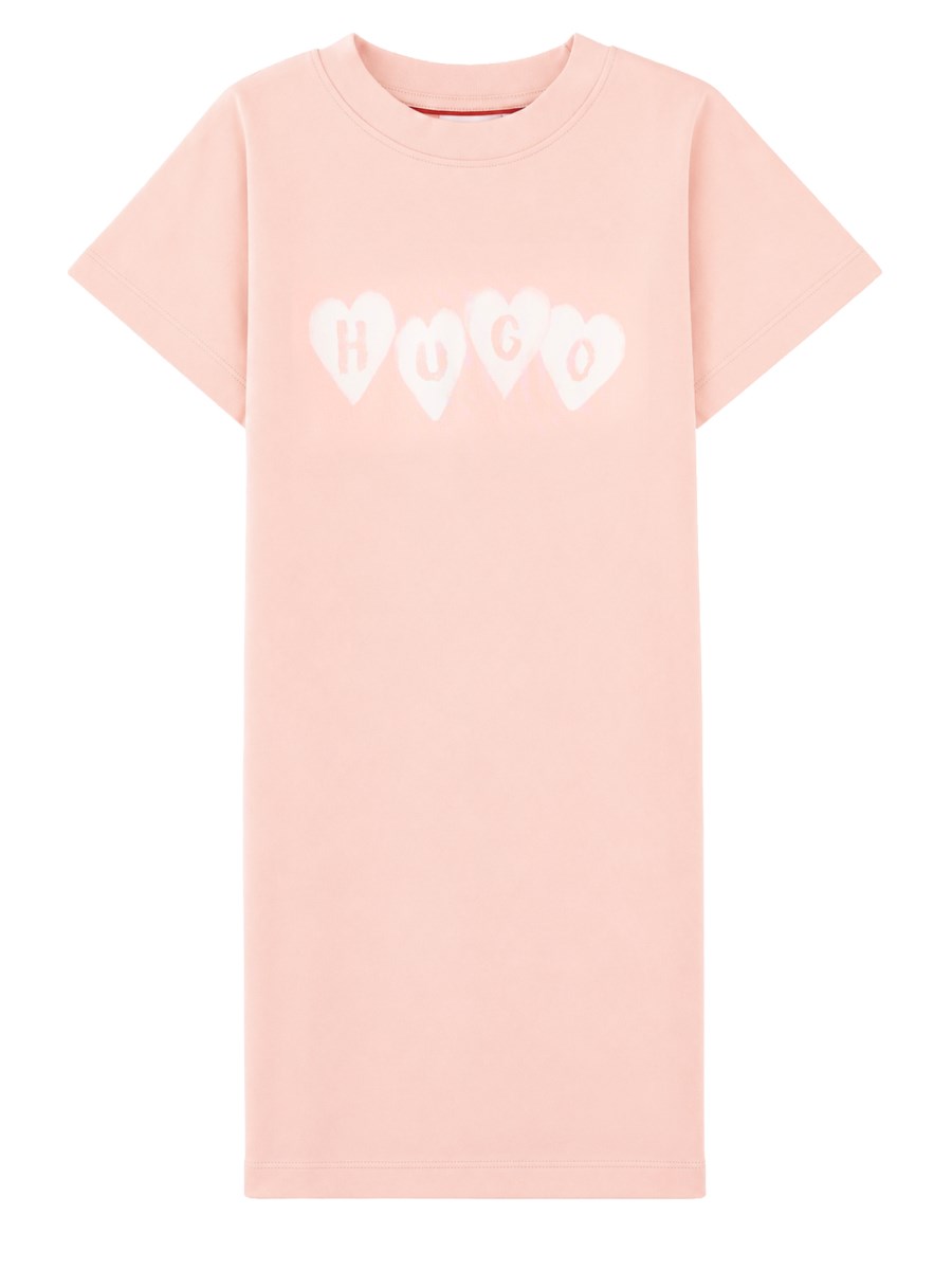 Vestito T-Shirt con Stampa Logo