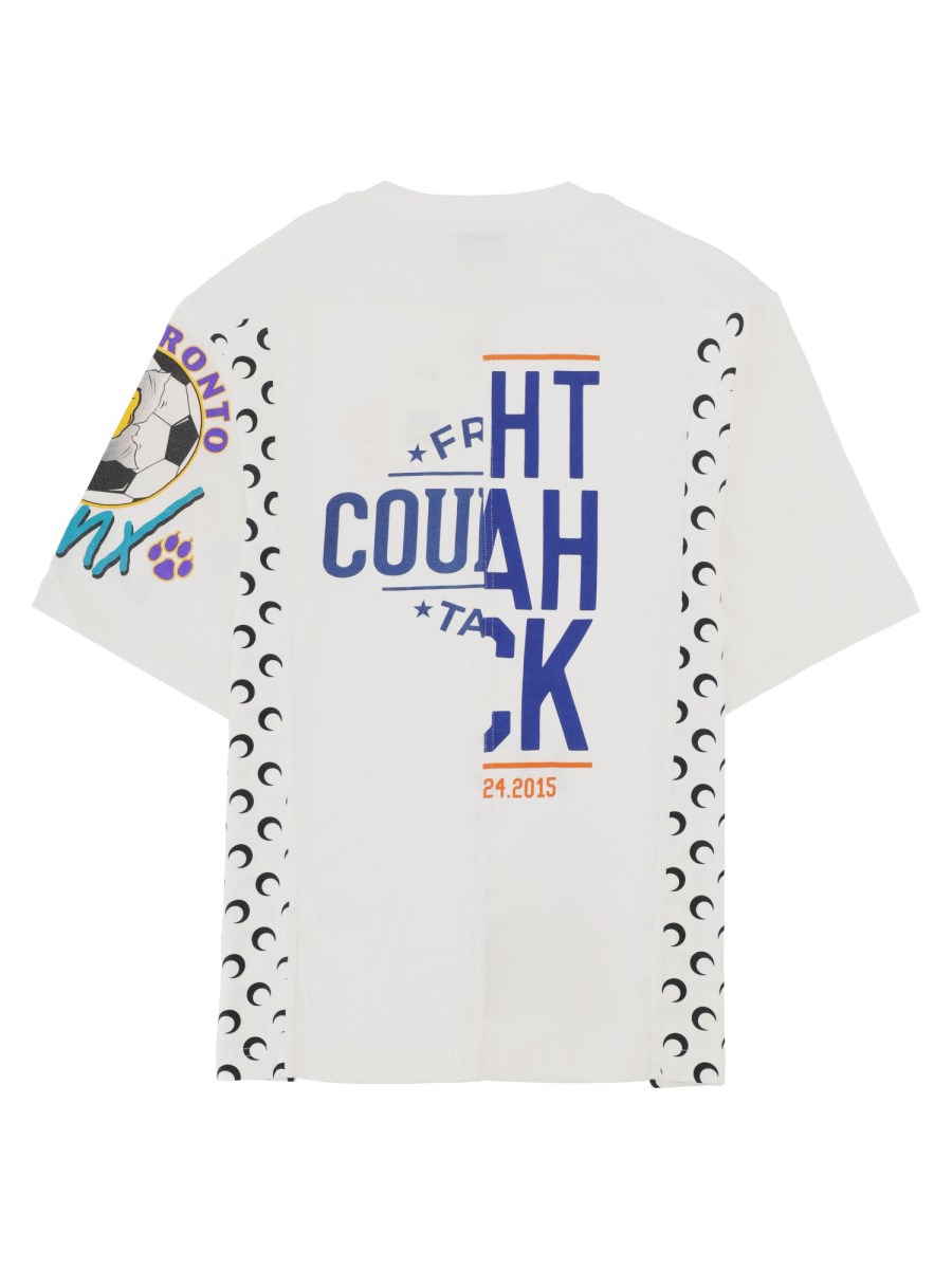 T-SHIRT UPCYCLED CON STAMPA 