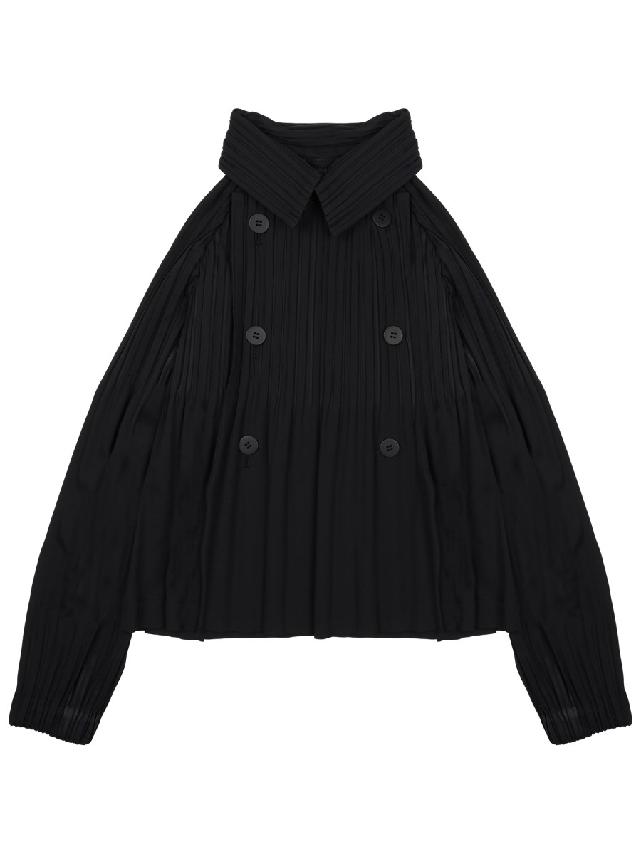 CAPPOTTO DOPPIOPETTO PLISSETTATO 
