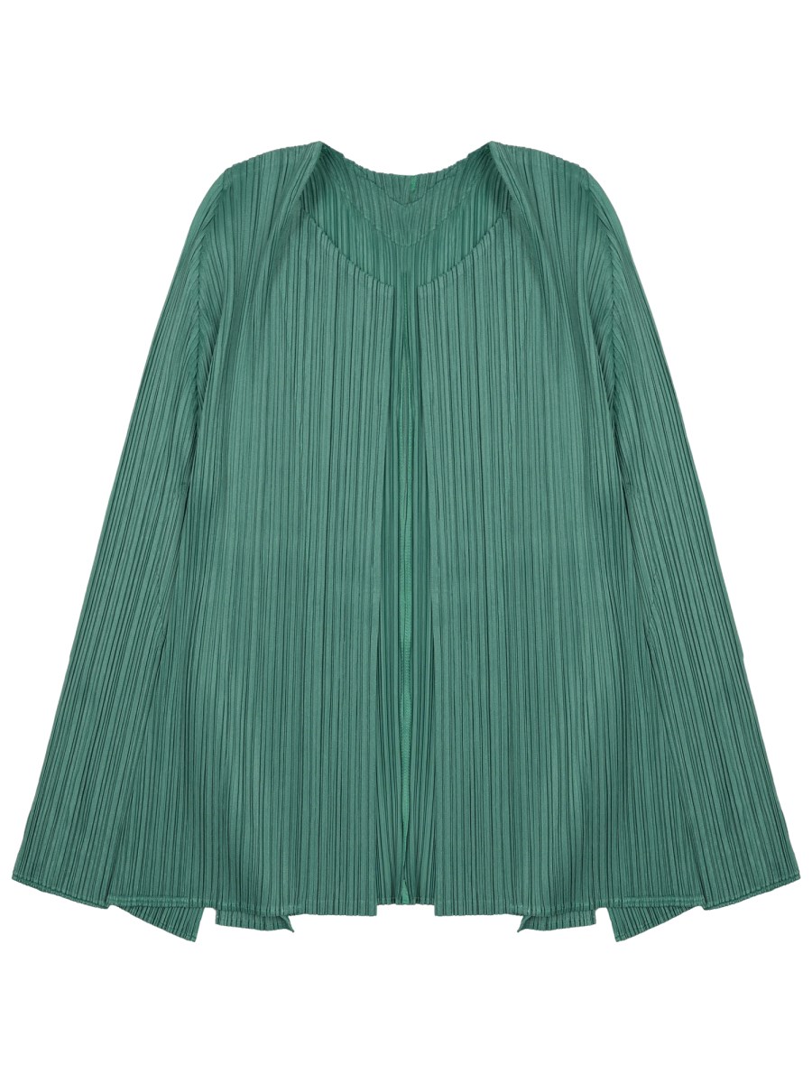 CARDIGAN PLISSETTATO