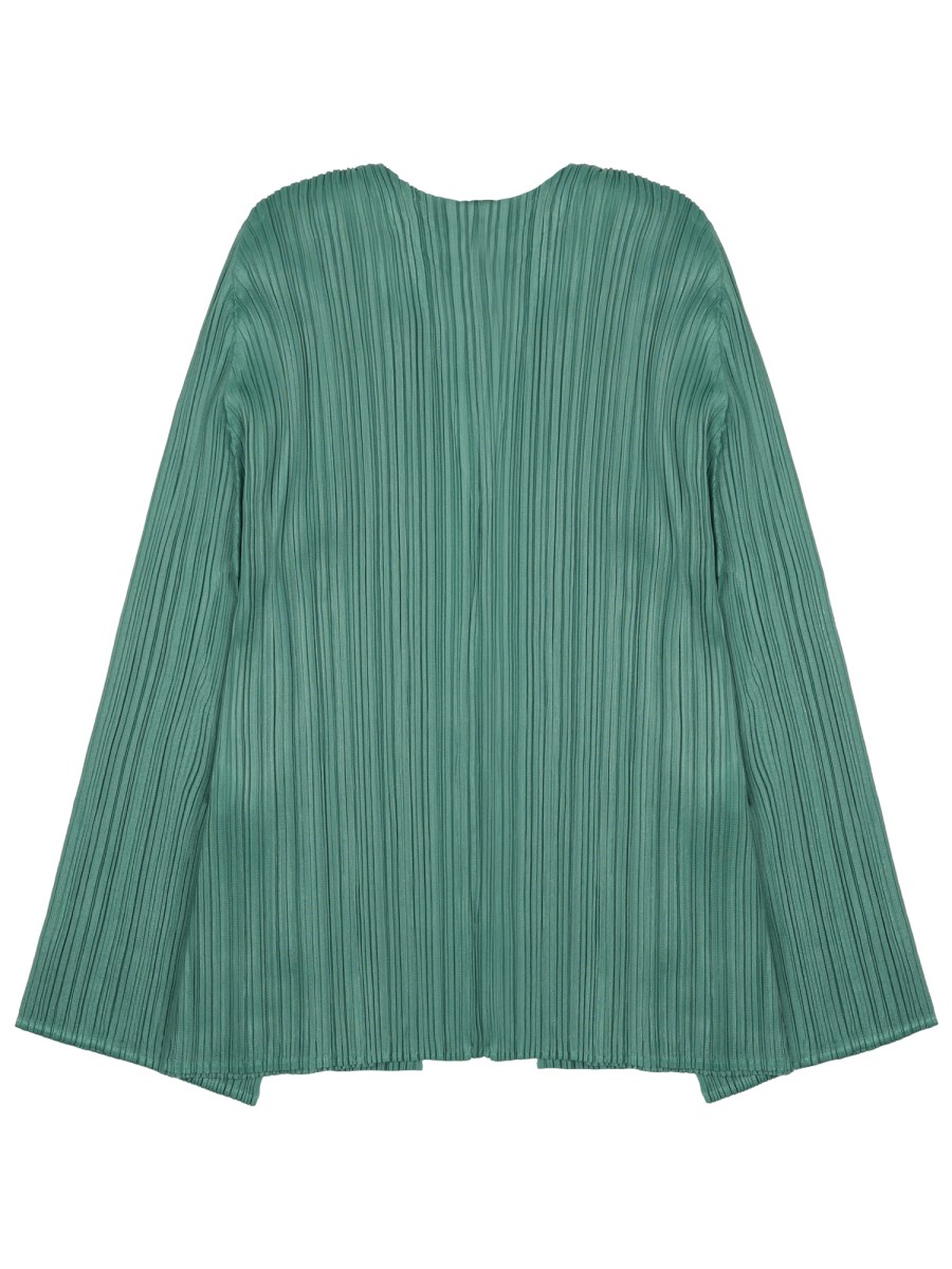 CARDIGAN PLISSETTATO