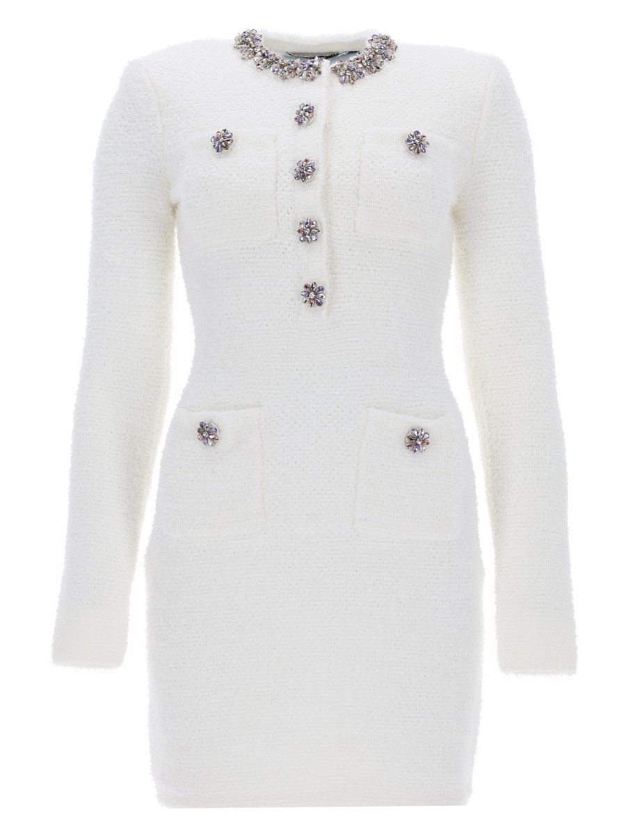 ABITO MINI CON BOTTONI GIOIELLO