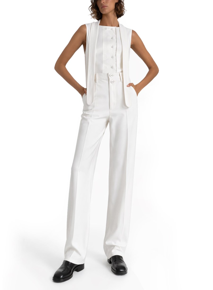 TOP ASIMMETRICO A COSTE CON SCIARPA