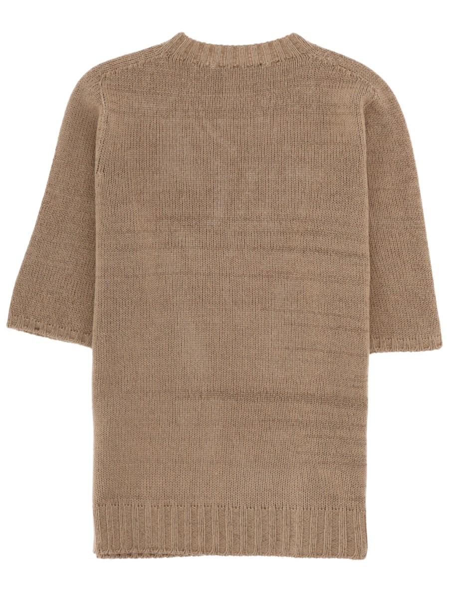 T-SHIRT IN MISTO LINO