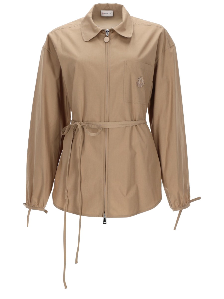 GIACCA CON ZIP E CINTURA