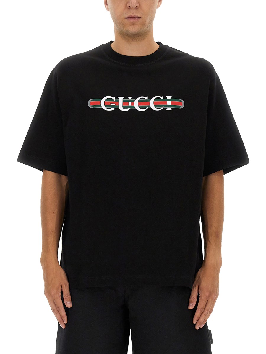 T-SHIRT IN JERSEY DI COTONE STAMPATO