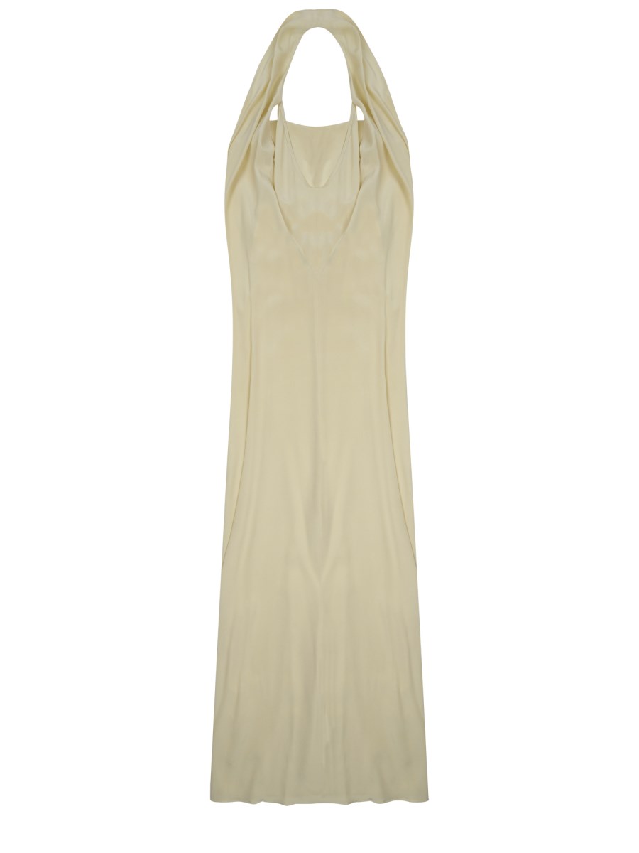 ABITO LUNGO CON SCOLLO