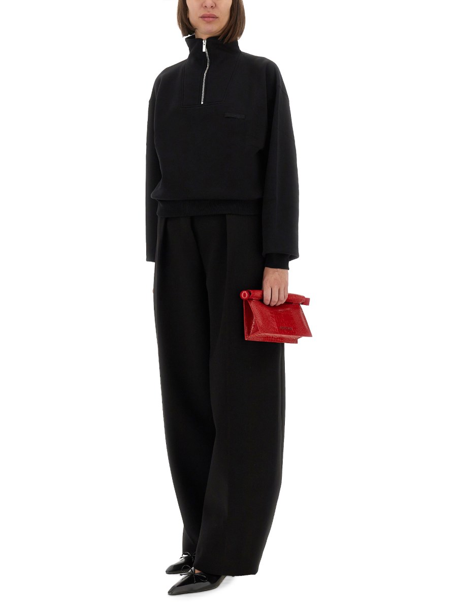 FELPA GROS GRAIN CON COLLO DOLCEVITA