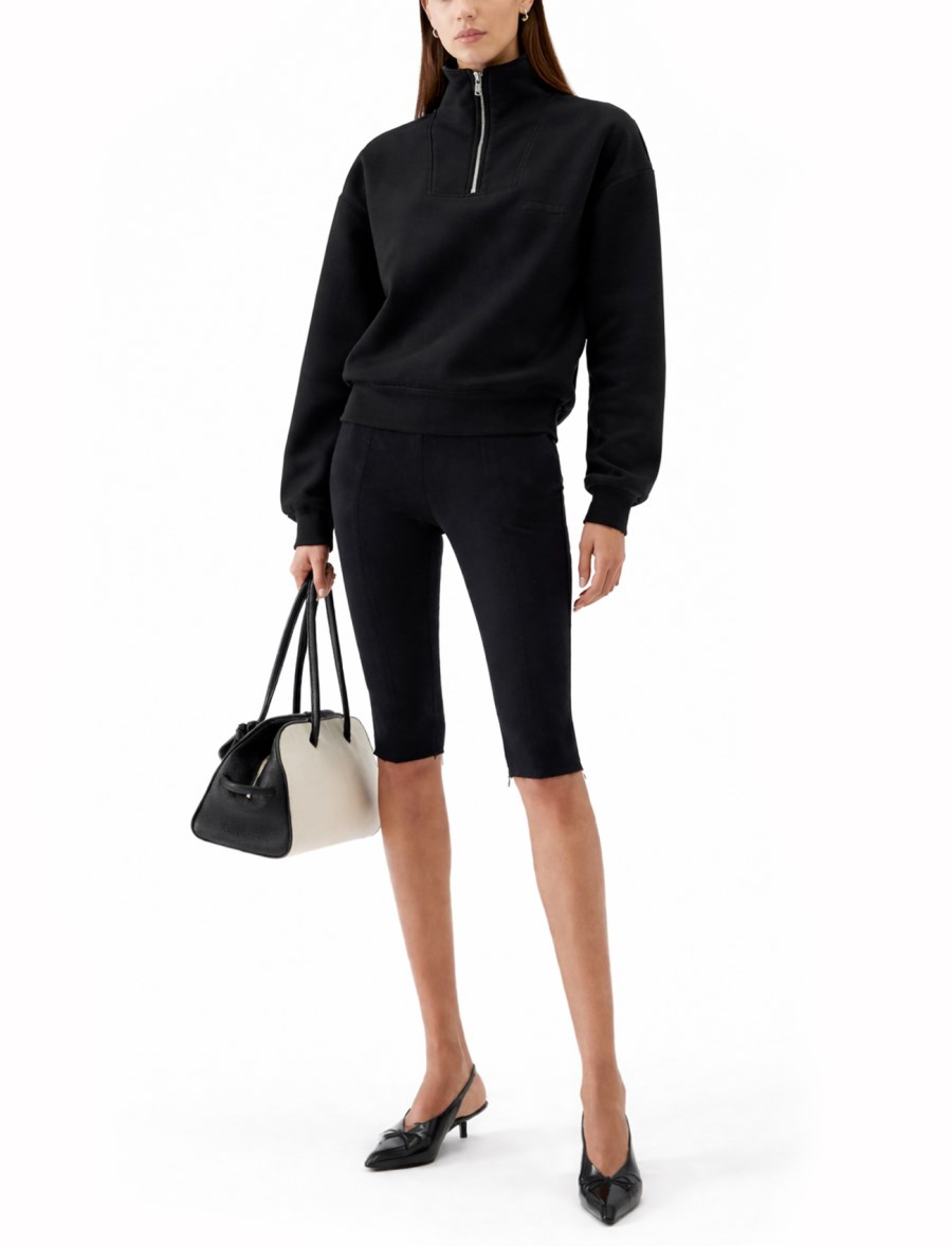 FELPA GROS GRAIN CON COLLO DOLCEVITA