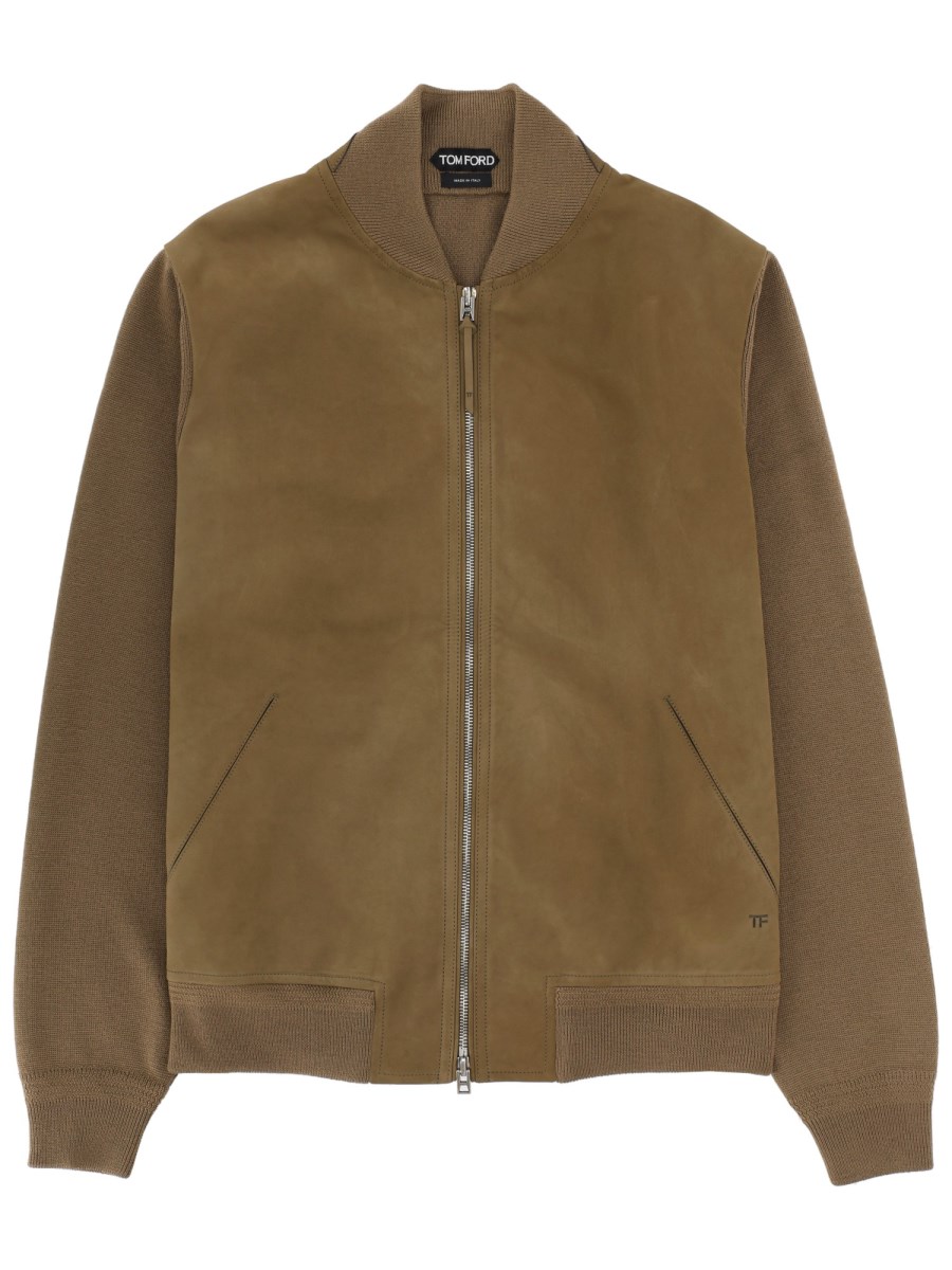 GIACCA BOMBER IN LANA