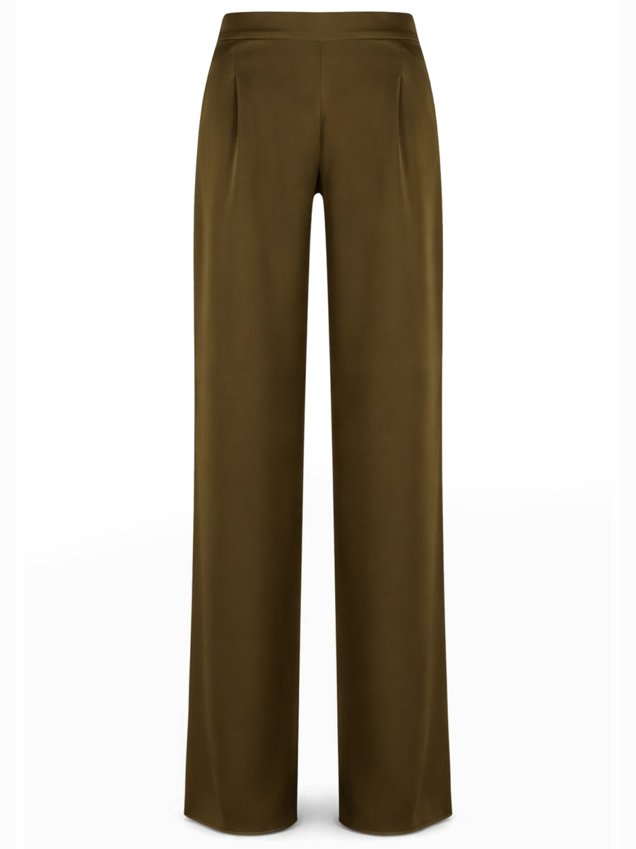 PANTALONE SARTORIALE IN ENVERS SATIN