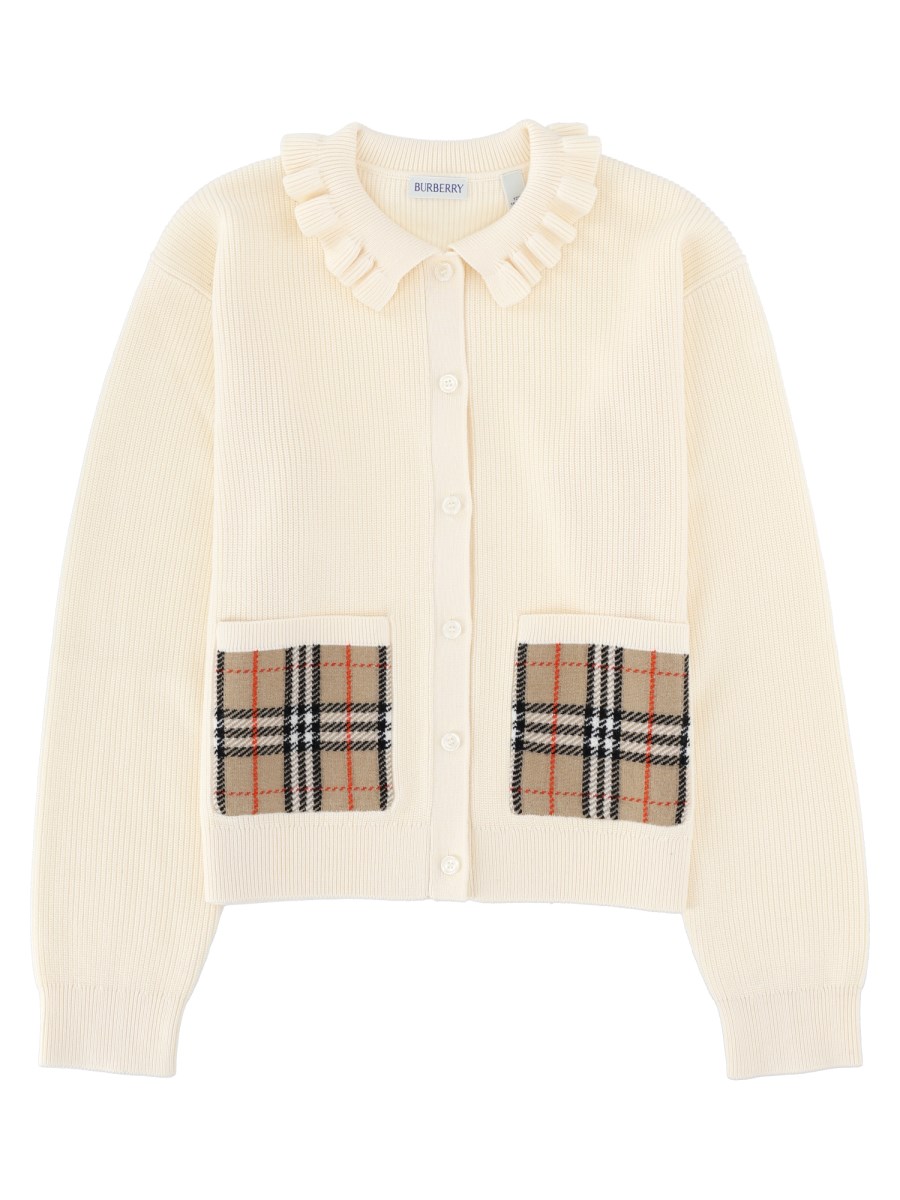 CARDIGAN CON TASCHE RICAMATE