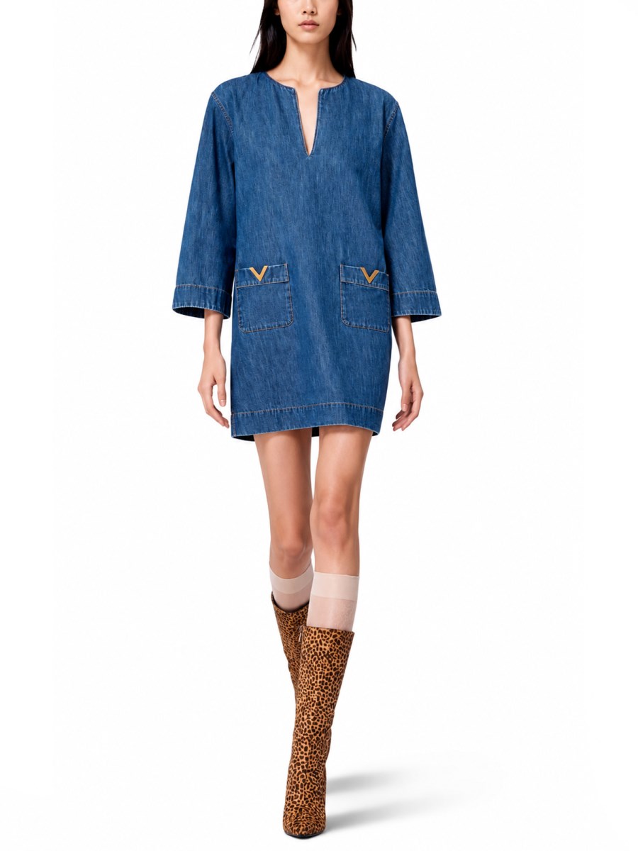 ABITO IN DENIM CHAMBRAY