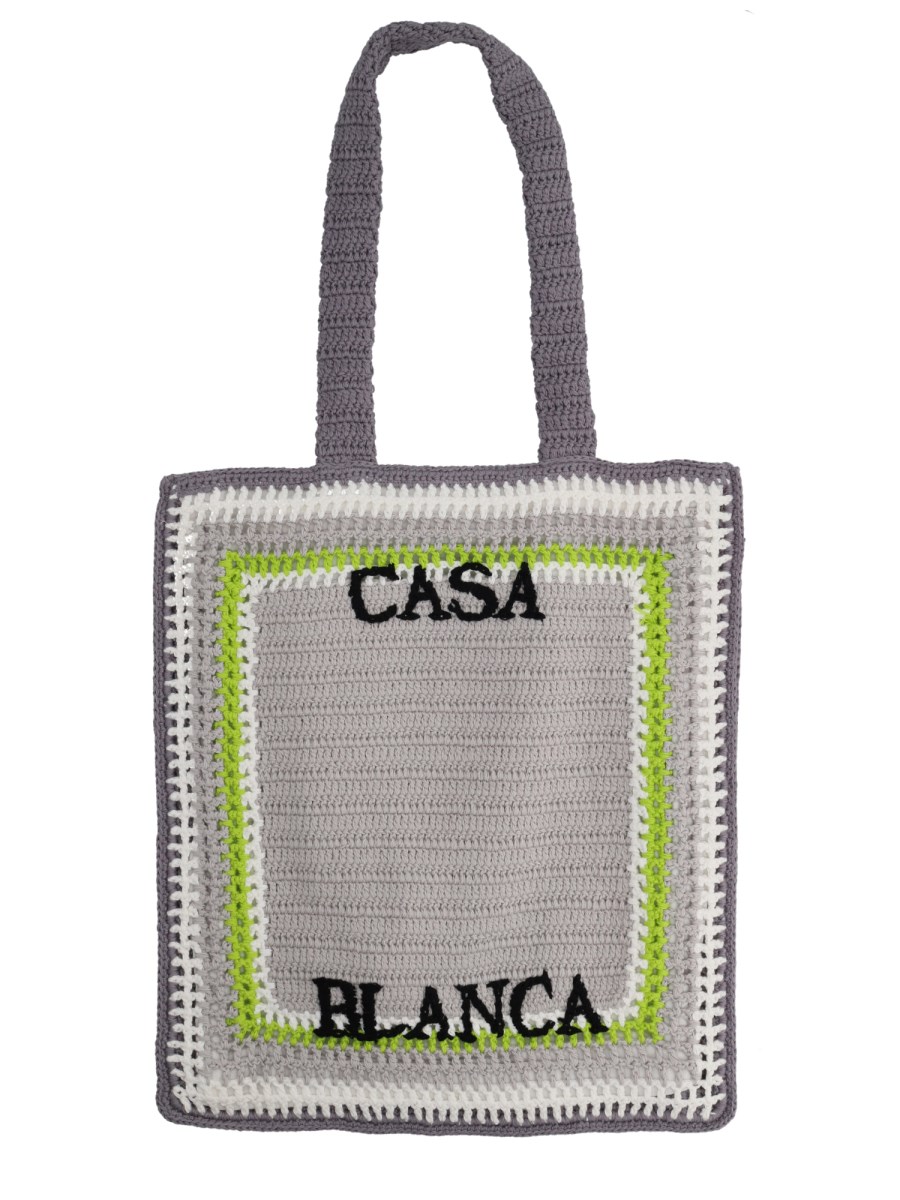BORSA TOTE CON LOGO