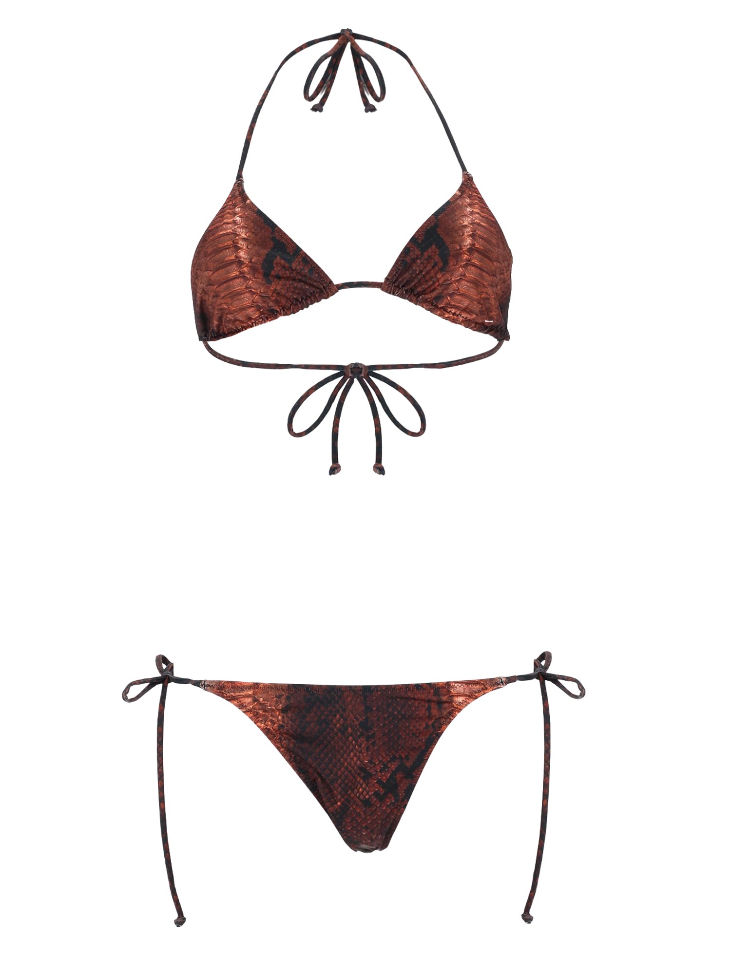 jean paul gaultier python print bikini