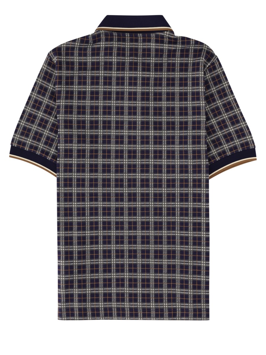 Polo in misto cotone Check