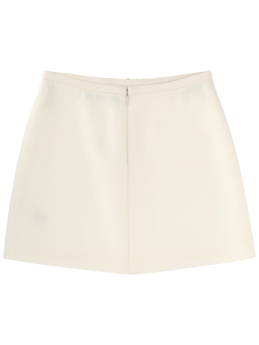 MINIGONNA IN LANA VERGINE