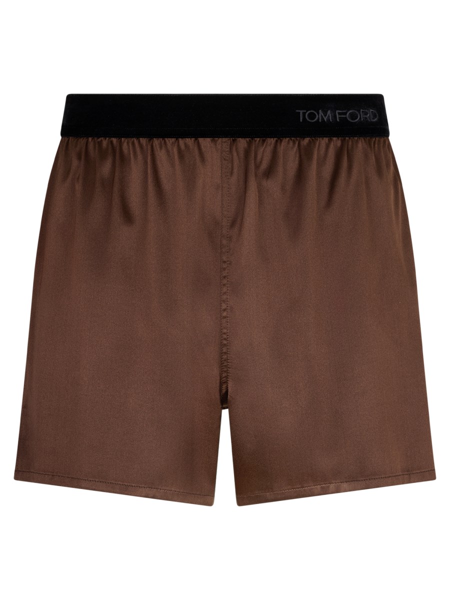 PIGIAMA SHORTS IN SETA