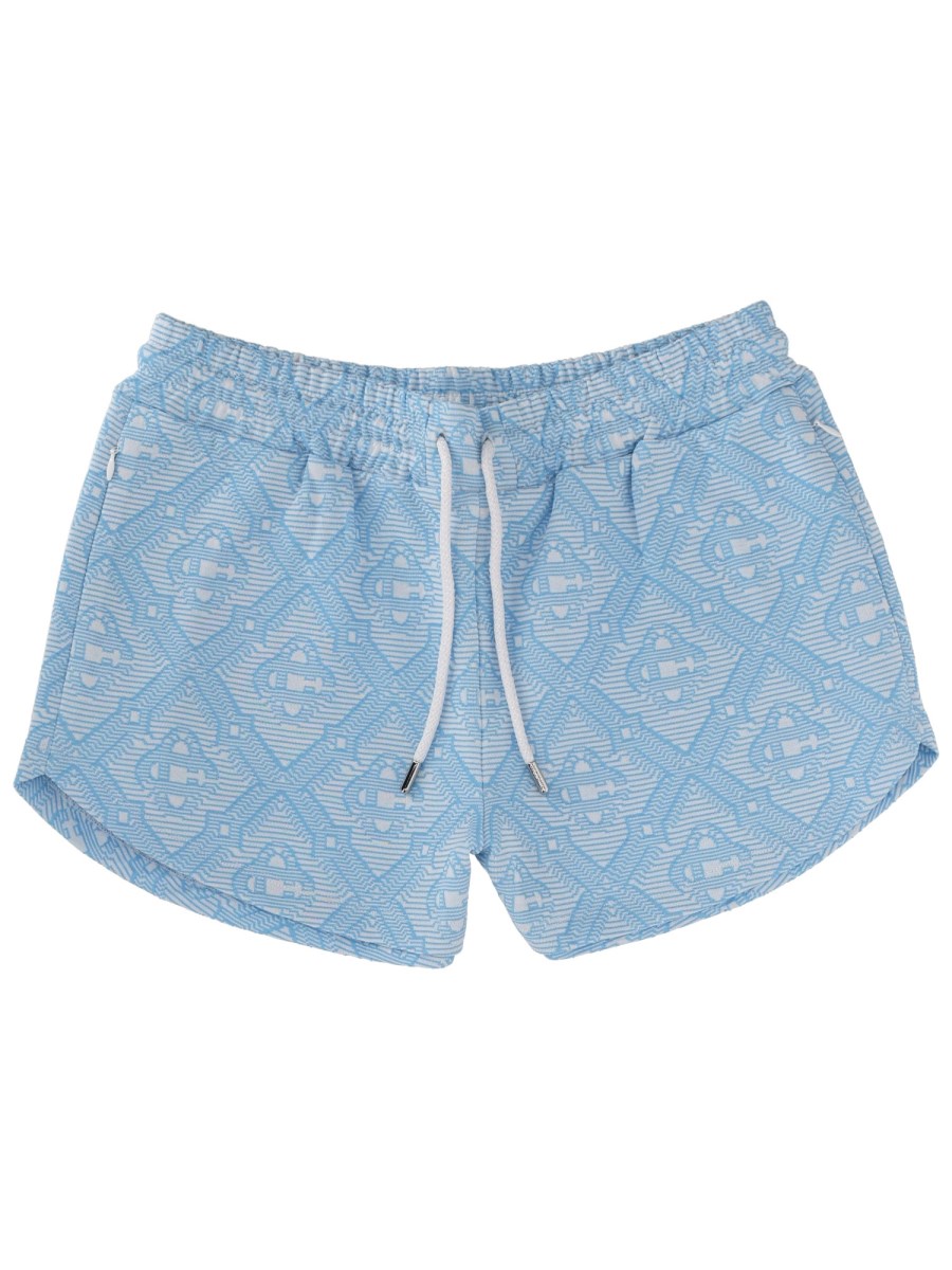 SHORTS CON TRAMA MONOGRAM