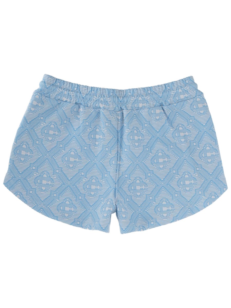 SHORTS CON TRAMA MONOGRAM