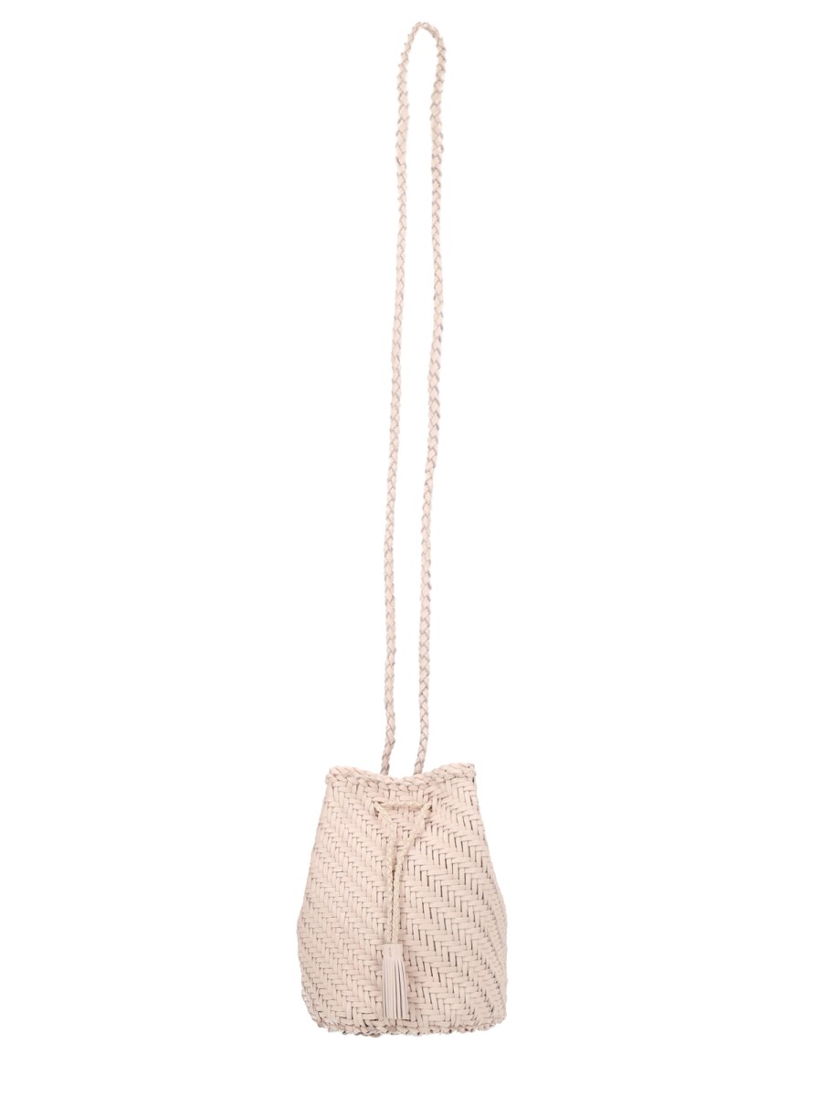 BORSA POMPOM DOUBLE JUMP TAN