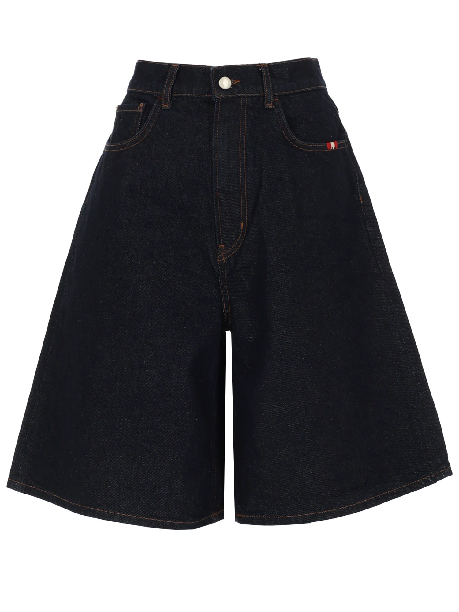 amish shorts in denim