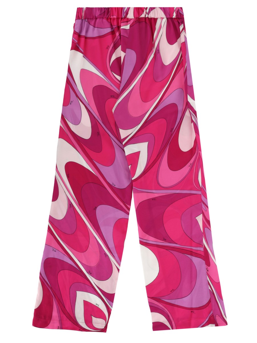 PANTALONI CON STAMPA GRAFICA ALL-OVER