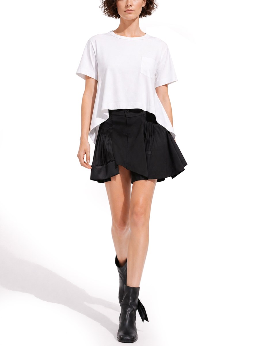 T-SHIRT CON DRAPPEGGIO