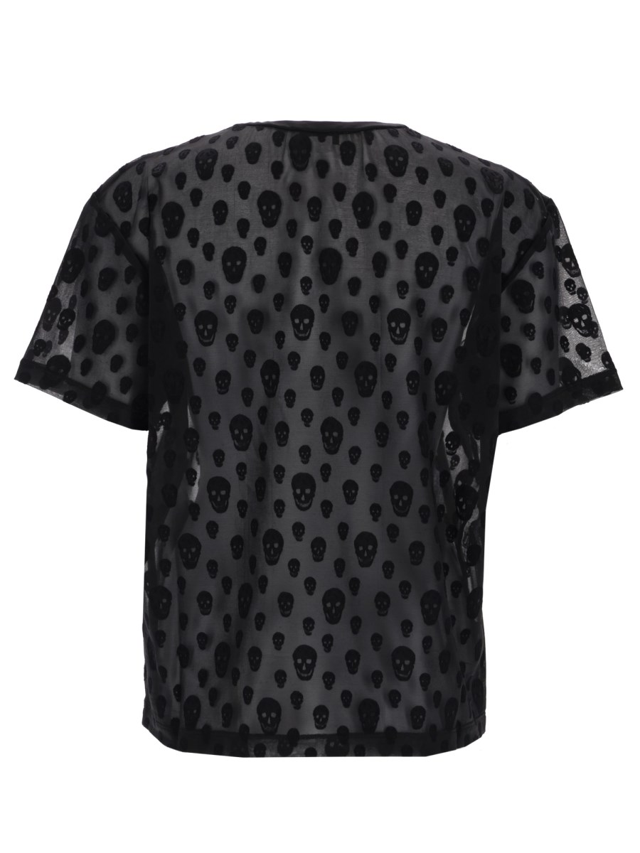 T-SHIRT CON PATTERN SKULL