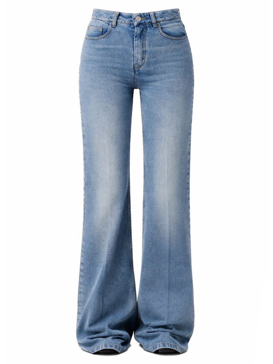 JEANS SVASATO IN COTONE