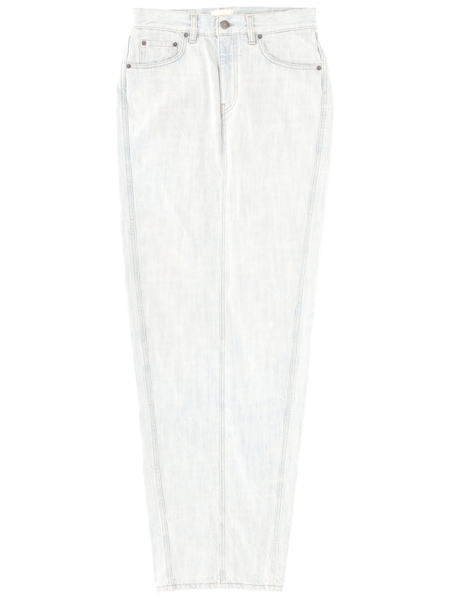 haikure long denim skirt