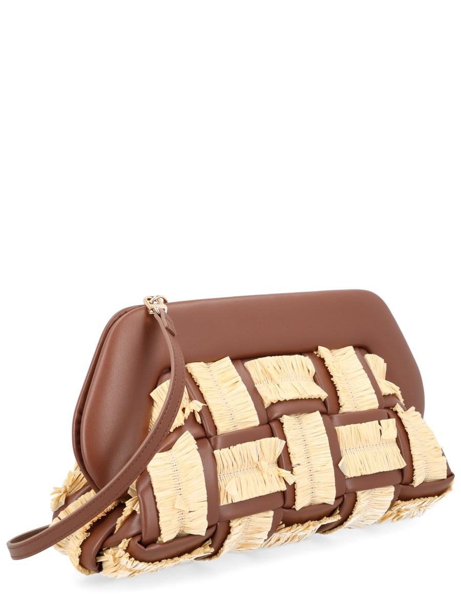 BORSA BIOS CON DETTAGLI INTRECCIATI IN RAFIA