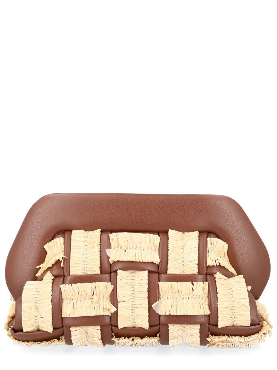 BORSA BIOS CON DETTAGLI INTRECCIATI IN RAFIA