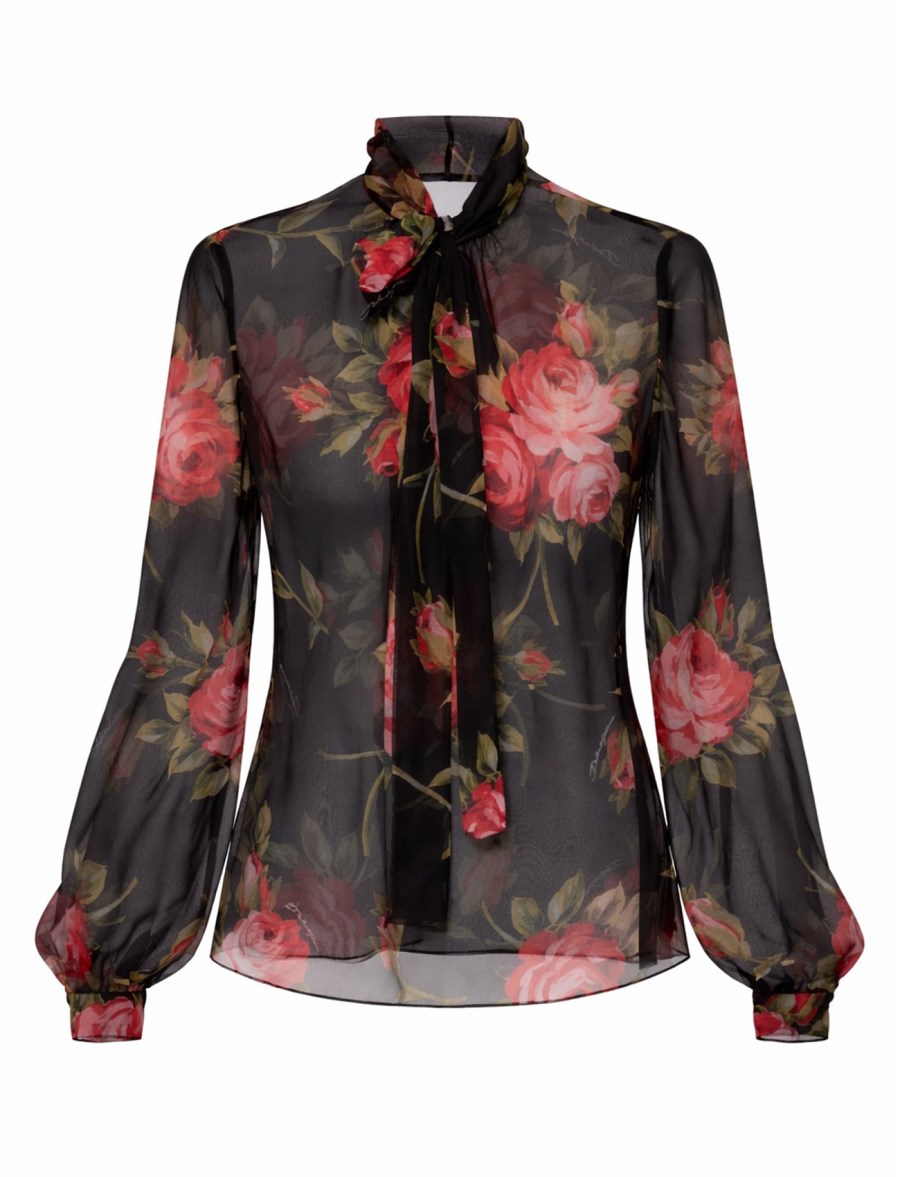 TOP STAMPA BOUQUET DI ROSE