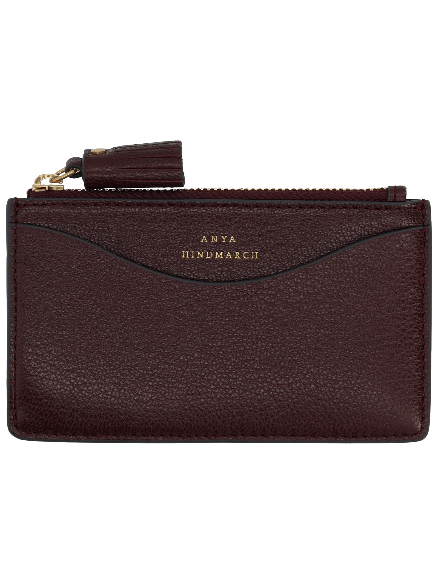 Anya Hindmarch "peeping Eyes" Wallet In Brown