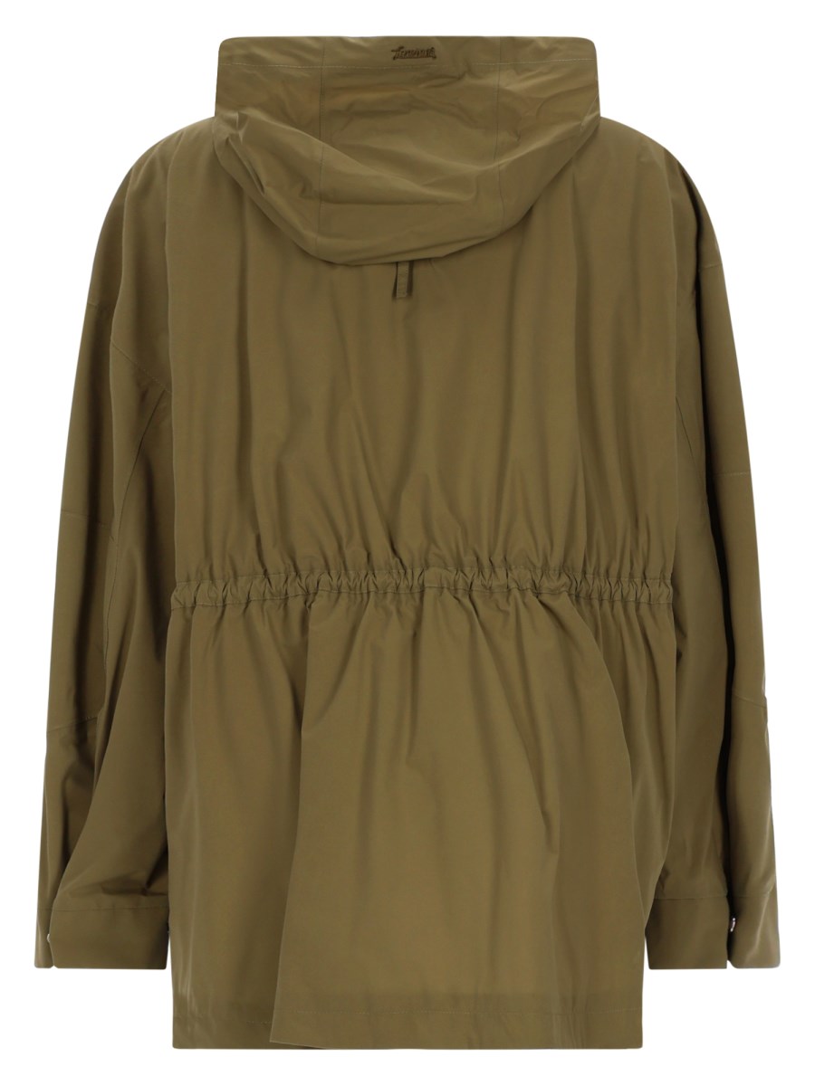 PARKA CORTO CON CAPPUCCIO